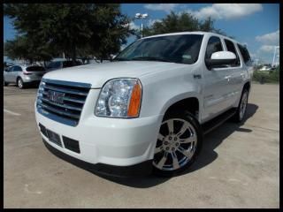 2009 gmc yukon hybrid snrf lthr heated seats navi back up cam rear dvd third row