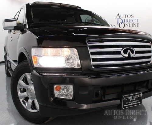 We finance 2005 infiniti qx56 rwd 1 owner navi dvd warranty mroof htdsts 3rows