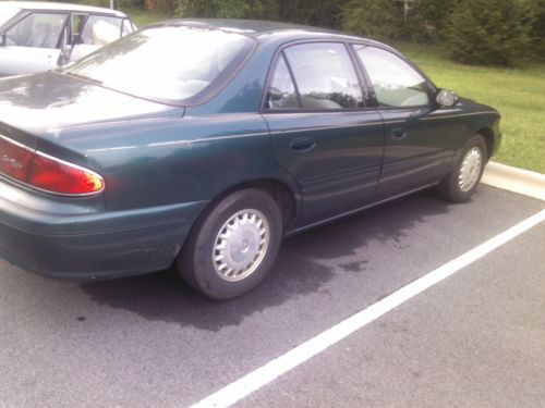 2000 buick century custom fwd at 3.1l v6 green w/ tan cloth 158k miles