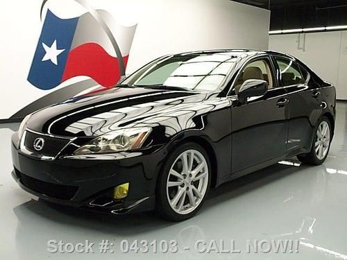 2007 lexus is250 auto leather sunroof paddle shift 52k texas direct auto