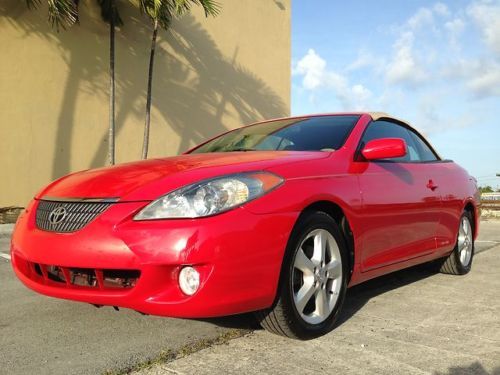 SOLARA V6 SLE CONVERTIBLE *RED / TAN LEATHER* CLEAN FLORIDA ACCIDENT FREE CARFAX, US $13,990.00, image 3