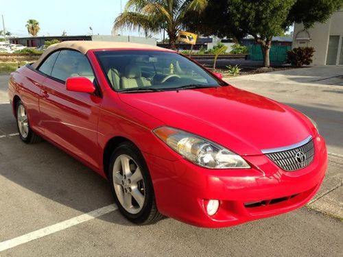 SOLARA V6 SLE CONVERTIBLE *RED / TAN LEATHER* CLEAN FLORIDA ACCIDENT FREE CARFAX, US $13,990.00, image 5