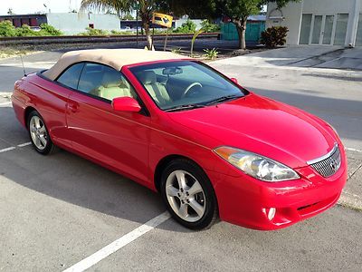 SOLARA V6 SLE CONVERTIBLE *RED / TAN LEATHER* CLEAN FLORIDA ACCIDENT FREE CARFAX, US $13,990.00, image 7