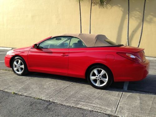 SOLARA V6 SLE CONVERTIBLE *RED / TAN LEATHER* CLEAN FLORIDA ACCIDENT FREE CARFAX, US $13,990.00, image 16