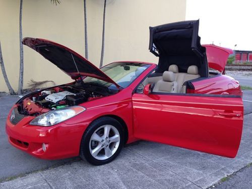 SOLARA V6 SLE CONVERTIBLE *RED / TAN LEATHER* CLEAN FLORIDA ACCIDENT FREE CARFAX, US $13,990.00, image 18