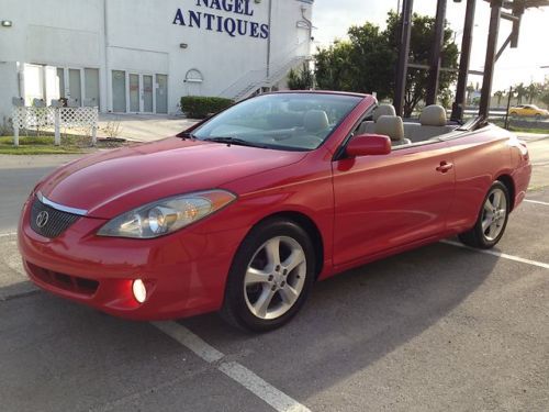 SOLARA V6 SLE CONVERTIBLE *RED / TAN LEATHER* CLEAN FLORIDA ACCIDENT FREE CARFAX, US $13,990.00, image 58