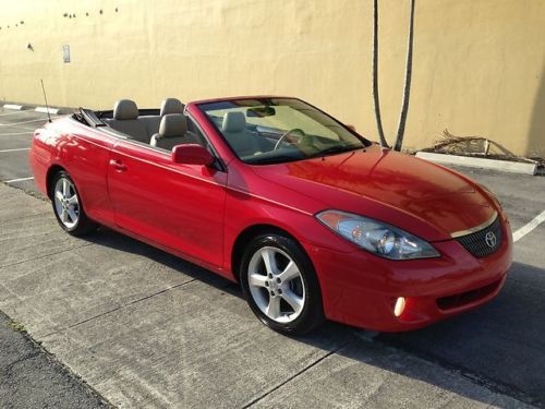 SOLARA V6 SLE CONVERTIBLE *RED / TAN LEATHER* CLEAN FLORIDA ACCIDENT FREE CARFAX, US $13,990.00, image 63