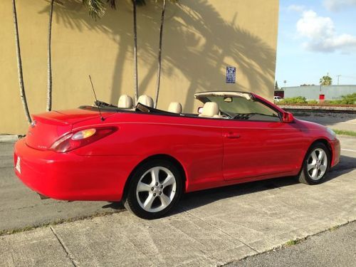 SOLARA V6 SLE CONVERTIBLE *RED / TAN LEATHER* CLEAN FLORIDA ACCIDENT FREE CARFAX, US $13,990.00, image 67