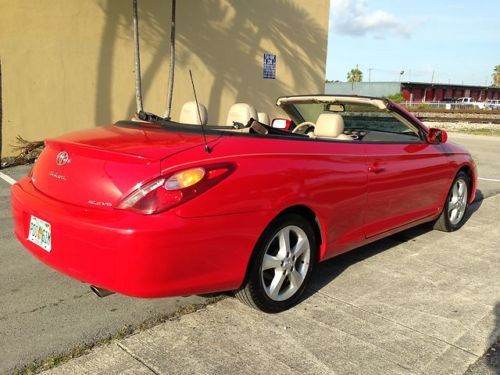 SOLARA V6 SLE CONVERTIBLE *RED / TAN LEATHER* CLEAN FLORIDA ACCIDENT FREE CARFAX, US $13,990.00, image 68