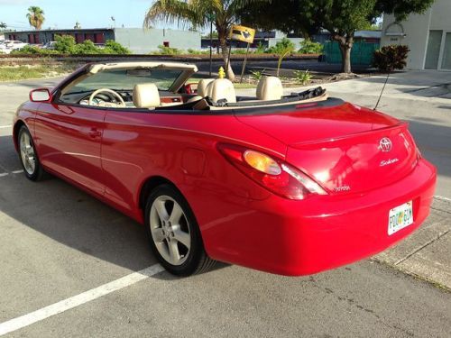 SOLARA V6 SLE CONVERTIBLE *RED / TAN LEATHER* CLEAN FLORIDA ACCIDENT FREE CARFAX, US $13,990.00, image 70