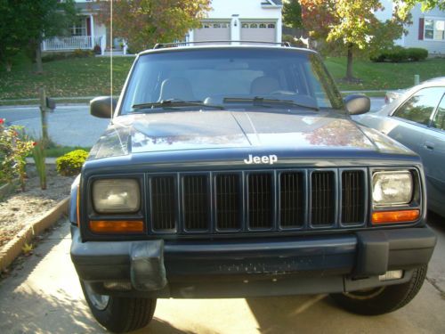 2001 jeep cherokee sports 4x4 blue