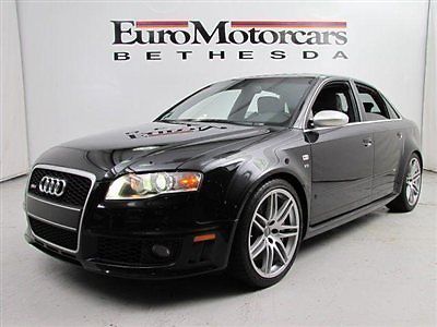 Warranty black leather navigation financing audi rs4 rs 08  best deal 07 06 used