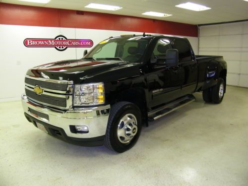 2013 chevy silverado 3500hd ltz crew cab 4x4 duramax diesel factory warranty!