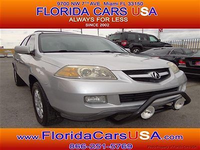 04 mdx touring 1-owner clean carfax florida navigation dvd 3rd row excellent