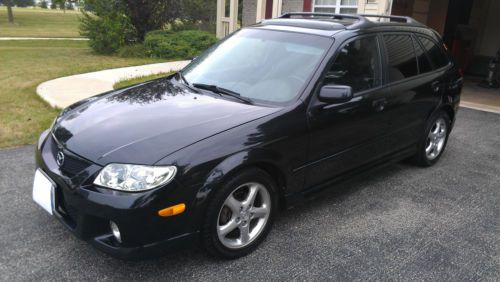 2002 mazda protege 5 (black on black) 5 speed manual lower miles