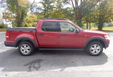 2007 ford explorer sport trac xlt crew cab pickup 4 door 4.6l 4wd