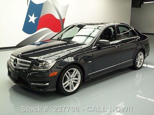 2012 mercedes-benz c250 sport turbo auto sunroof 12k mi texas direct auto