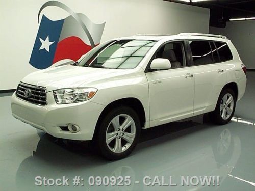 2008 toyota highlander ltd awd htd leather sunroof 68k texas direct auto