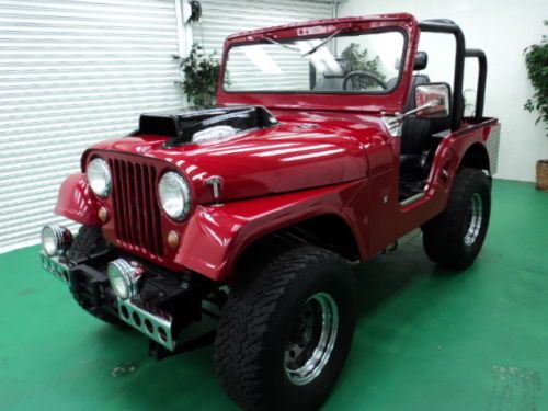 1967 jeep cj5 4x4 327cid v8 corvette engine runs/look great no reserve!