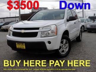 2005 (05) white ls $3500 down!!!! buy here pay here all wheel drive am/fm/cd abs
