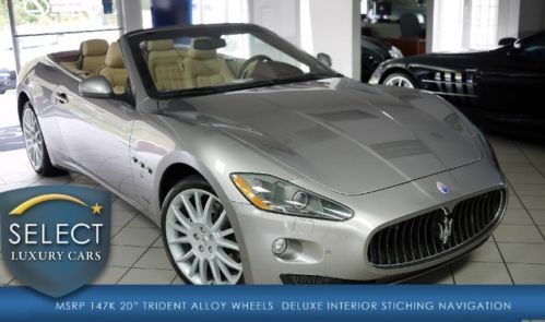 Msrp $147k gran turismo s convertible 20 whls only 9k miles