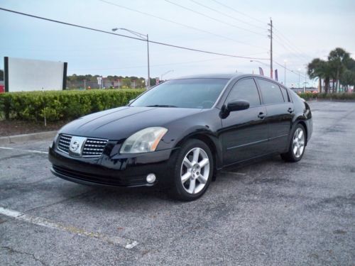 2005 nissan maxima se v6 sunroof leather bose runs great 99.00 no reserve