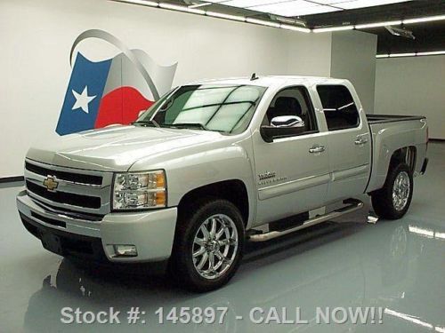 2010 chevy silverado texas ed lt crew leather 20&#039;s 59k texas direct auto