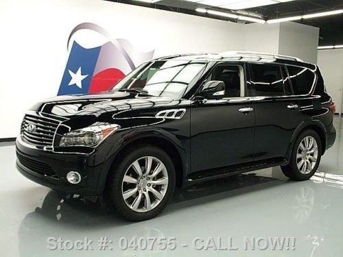 2013 infiniti qx56 awd theater 7pass sunroof nav  54k!! texas direct auto