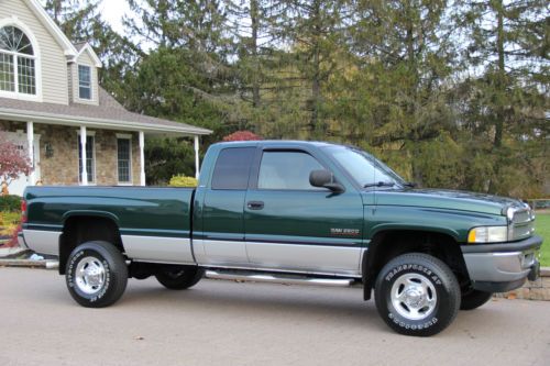 2001 dodge ram 2500 slt quad 5.9l diesel 119k original miles 4x4 mint no reserve