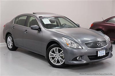 7-days *no reserve* &#039;13 g37 x awd premium navigation bose xenon salvage title