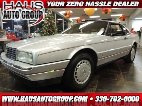 1985 cadillac allante 2 door convertible 72k original miles! no reserve!