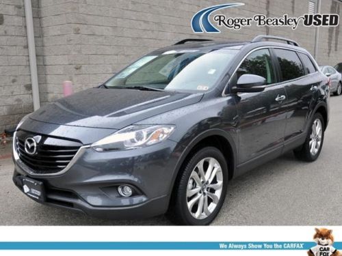 2013 mazda cx-9 leather bluetooth dvd system heated seats backup camera homelink