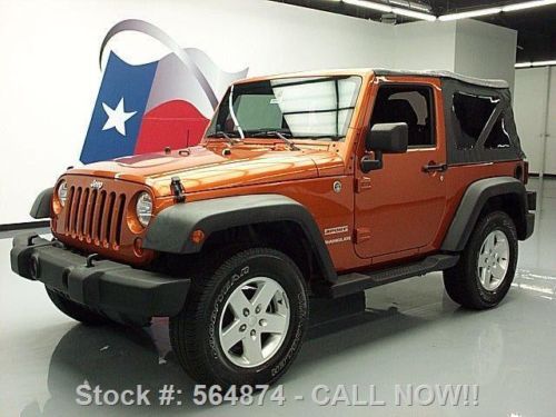 2011 jeep wrangler sport convertible 4x4 automatic 35k texas direct auto