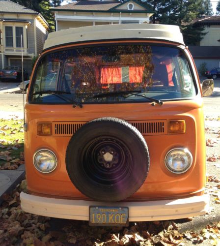 1974 vw westfalia orange bus. all original, great condition! second owner