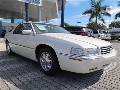 Low mileage eldorado white/tan coupe  leather cruise control
