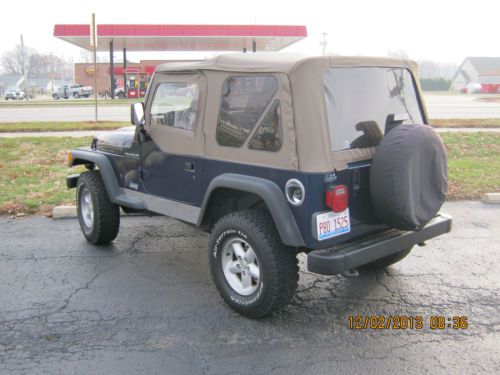 2000 jeep wrangler se sport utility 2-door 2.5l