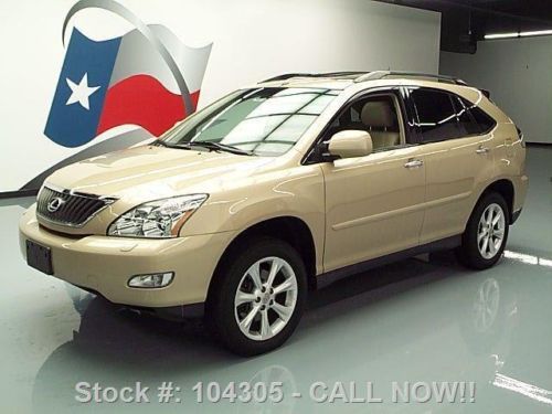 2009 lexus rx350 awd sunroof leather nav rear cam 66k! texas direct auto