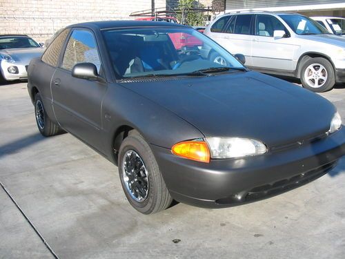 1995 mitsubishi mirage es coupe 2-door 1.5l automatic, plasti-dip flat black