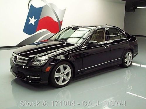 2011 mercedes-benz c300 sport 4matic/awd sunroof 12k mi texas direct auto