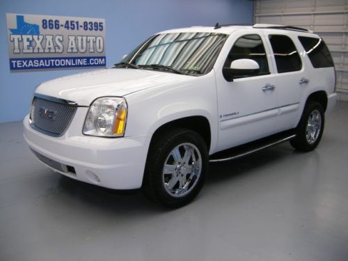 We finance!!!  2007 gmc yukon denali awd roof nav tv heated leather texas auto!!