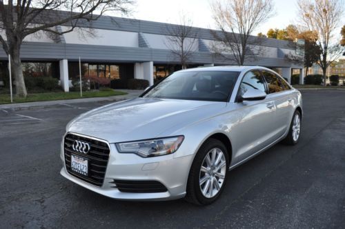 2013 audi a6 2.0t quattro clean carfax 1 owner premium-plus i-pod bose loaded