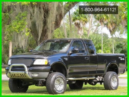 2003 ford f150 xlt sport ext cab 4x4 4wd moonrof lift all terain tires triton v8