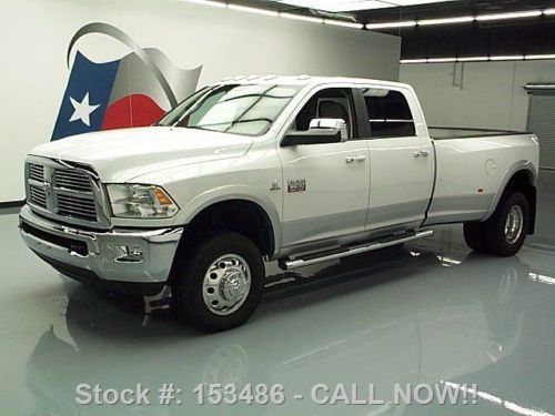 2012 dodge ram 3500 laramie crew 4x4 diesel dually nav! texas direct auto