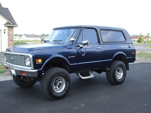 72 chevy k5 blazer 4x4 with 396 v8 chevy big block engine