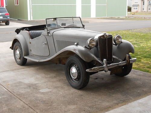 1953 mg td barn find survivor ,project car with new interior 30 years stored