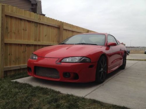 1998 mitsibishi eclipse gsx dsm awd turbo, salvage,  wrecked, damaged, rebuilder