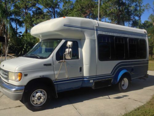 2001 ford e-350 mini bus diesel