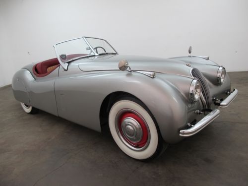 1953 jaguar xk120 roadster, birch grey, beautiful color combo, ready to drive