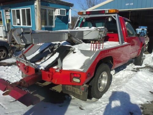 1994 chevy k3500 diesel 4x4 standard shift wrecker. wheel lift and sling