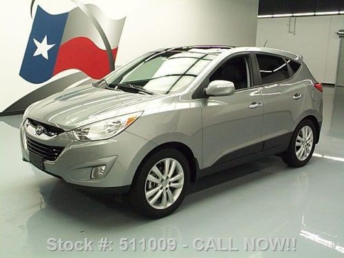 2012 hyundai tucson ltd pano sunroof nav rear cam 19k texas direct auto